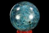 Bright Blue Apatite Sphere - Madagascar #83368-1